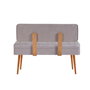 Hanah Home Banco 0701 - 1 Gris, Pino Atlántico. Banco de Trabajo u Oficina Organizador. Dimensiones 110x82.5x40cm. Tablero Melamina 18mm.